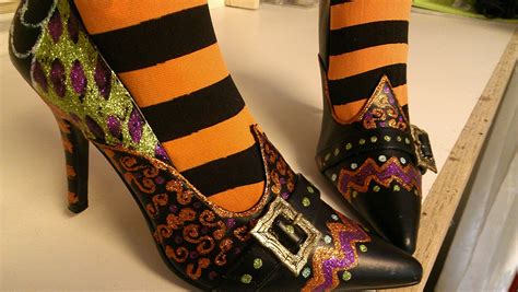 Witch themed oxford shoes